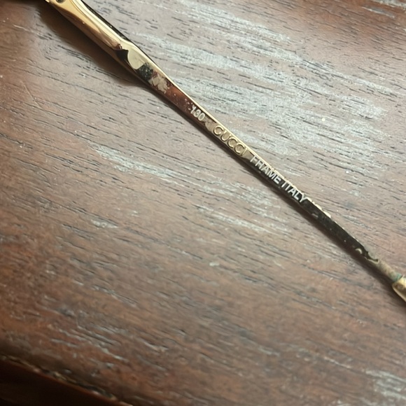 Gucci vintage GG2289 BT6 oversized rounded full rim pink tortoise gold metallic - Picture 11 of 16